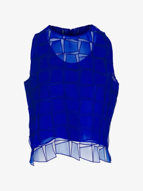 Akris blouse à design patchwork