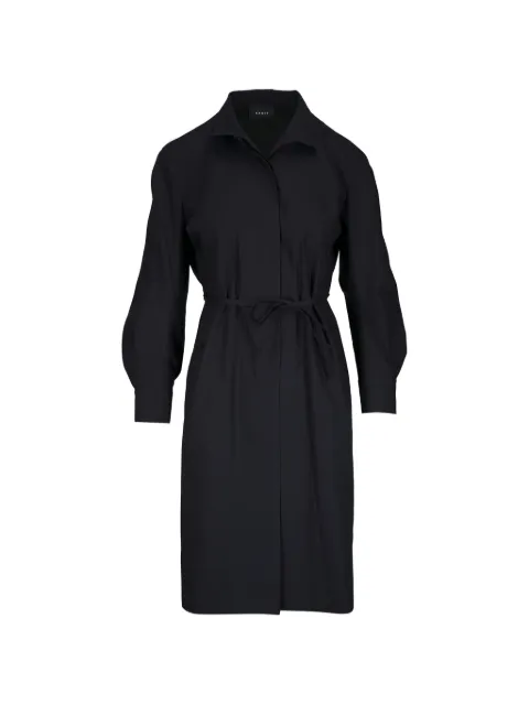 Akris belted cotton-gabardine dress