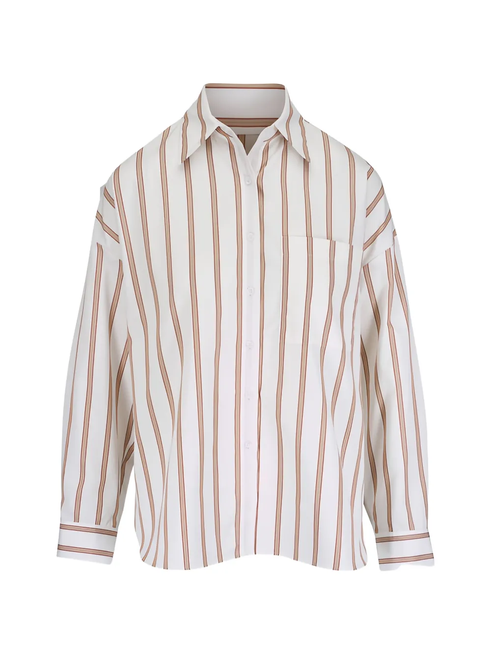 TWP Something Borrowed striped shirt - Bianco