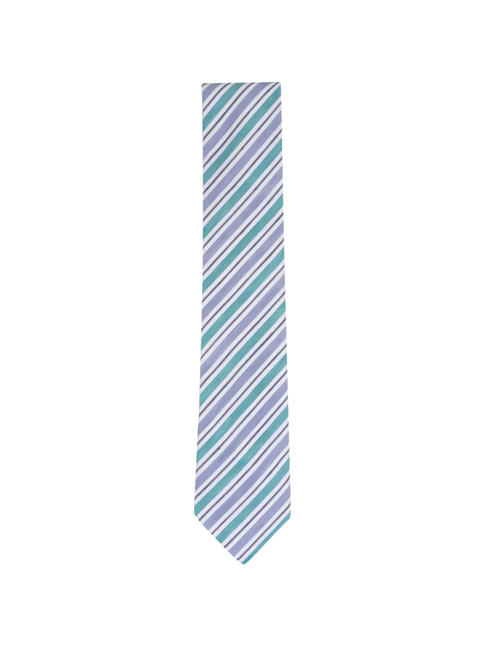 Zegna striped tie - Bianco