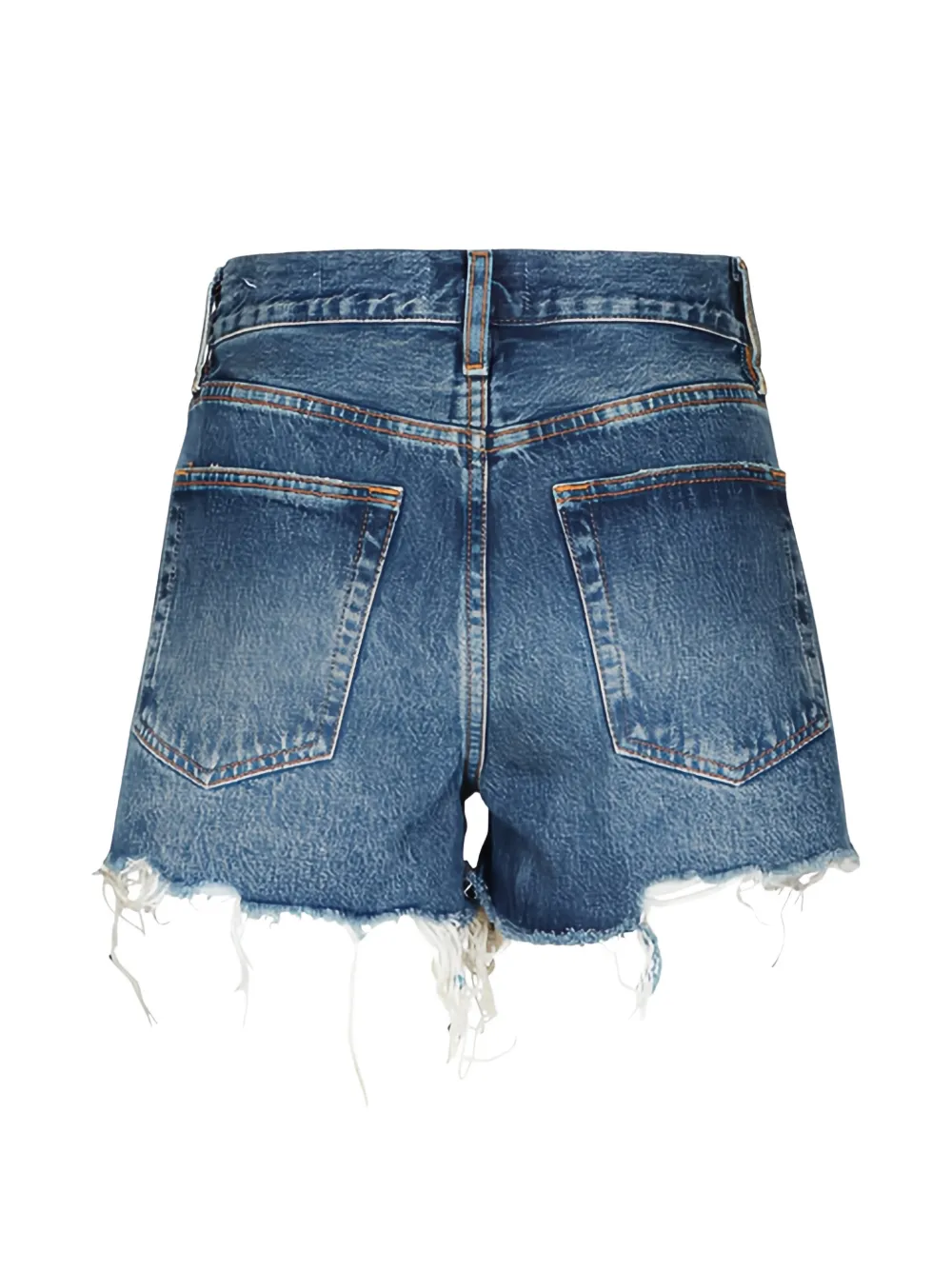 FRAME The Hang shorts met franje afwerking Blauw