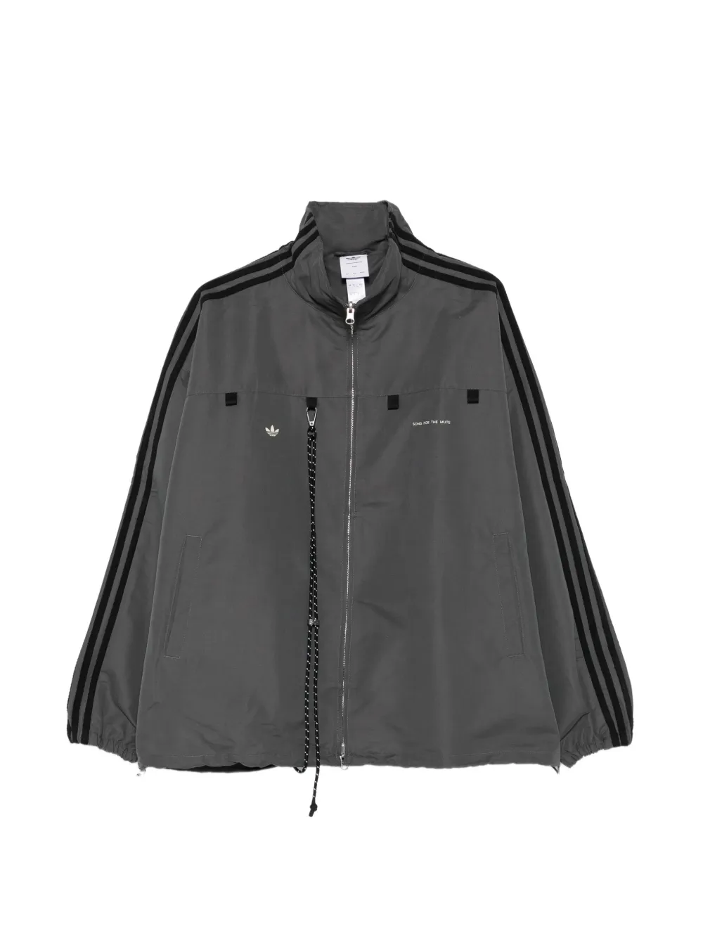 adidas x Song For The Mute 007 logo-print zip-up jacket - Grigio