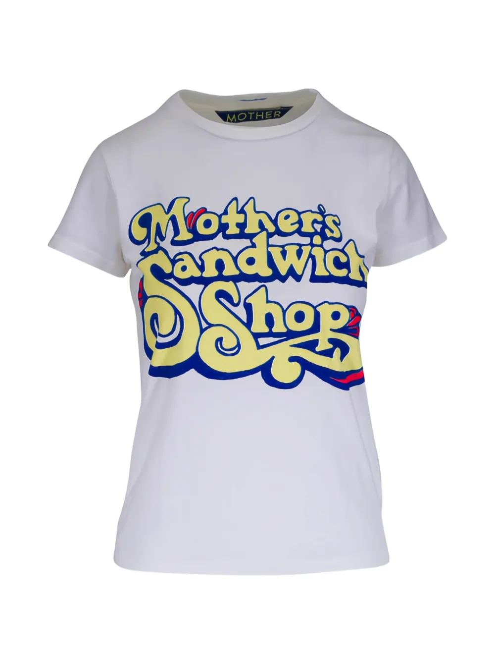MOTHER The Boxy Goodie Goodie graphic-print T-shirt - Bianco