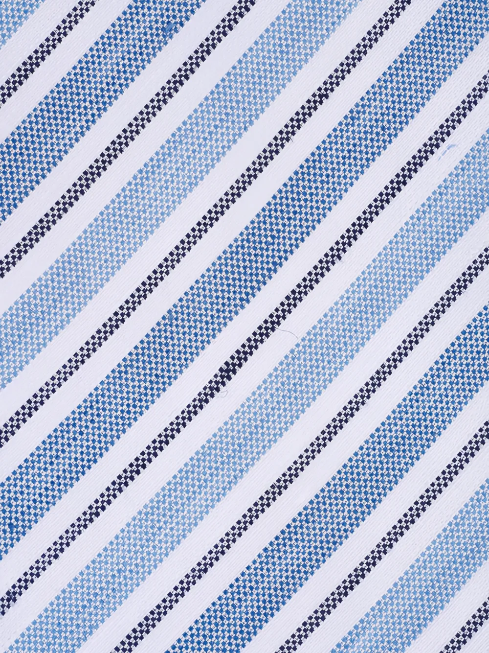  Zegna Corbata A Rayas - Azul 