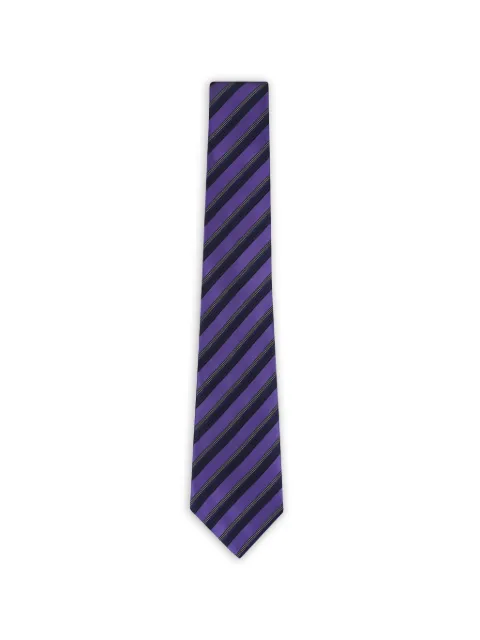 Zegna diagonal-stripe tie