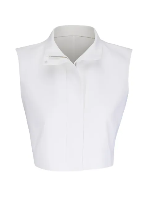 Akris Hester cropped sleeveless short vest