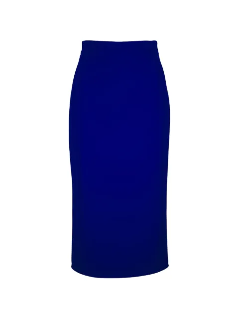 Akris wool-crepe skirt