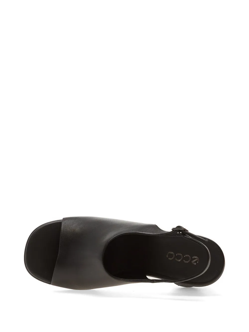 ECCO Leren slingback sandalen Zwart