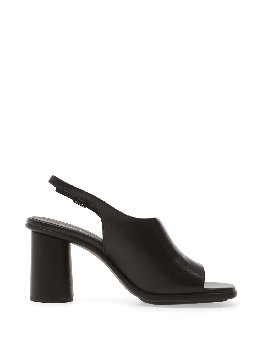 ECCO leather slingback sandals - Black