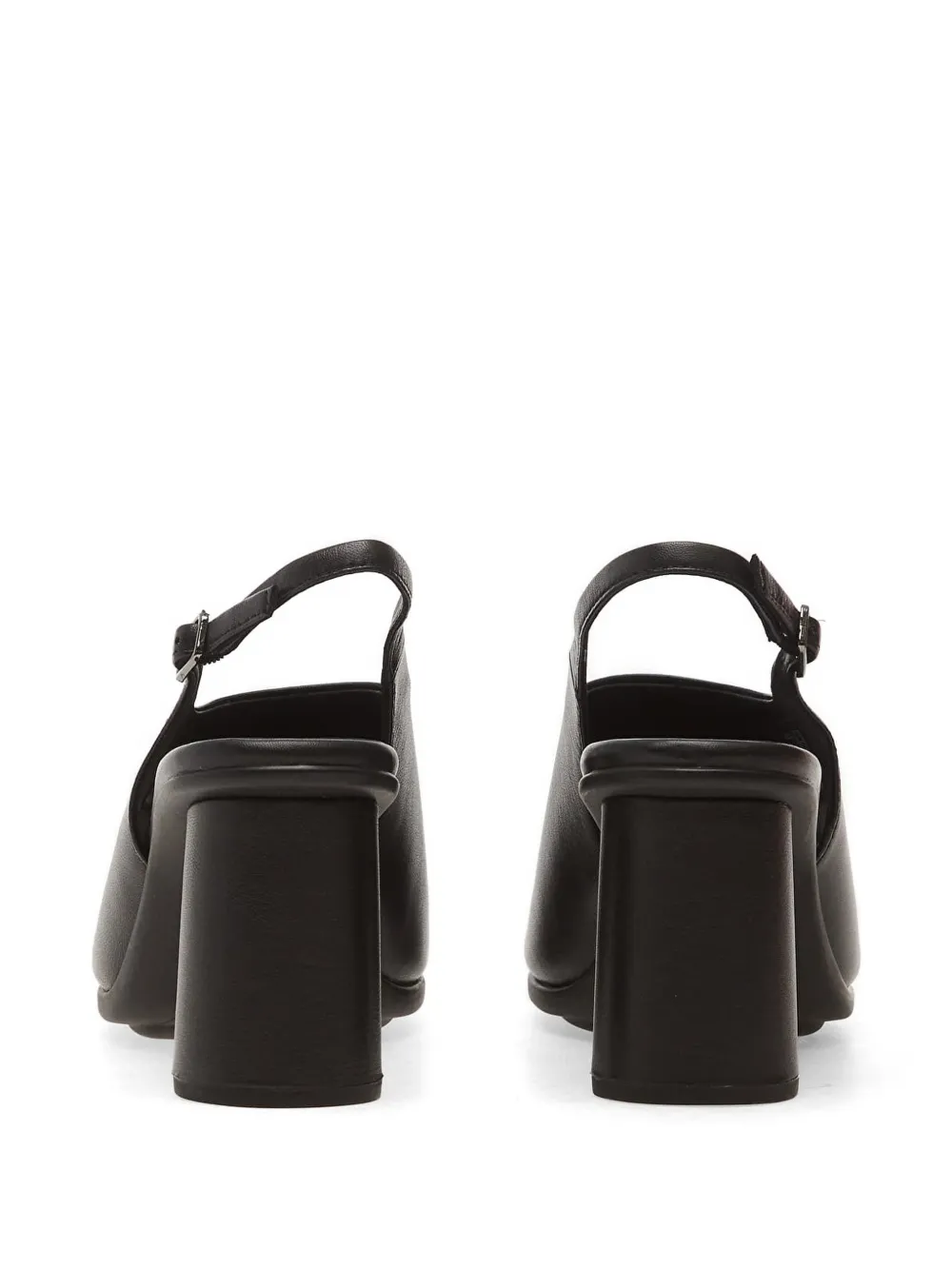 ECCO Leren slingback sandalen Zwart