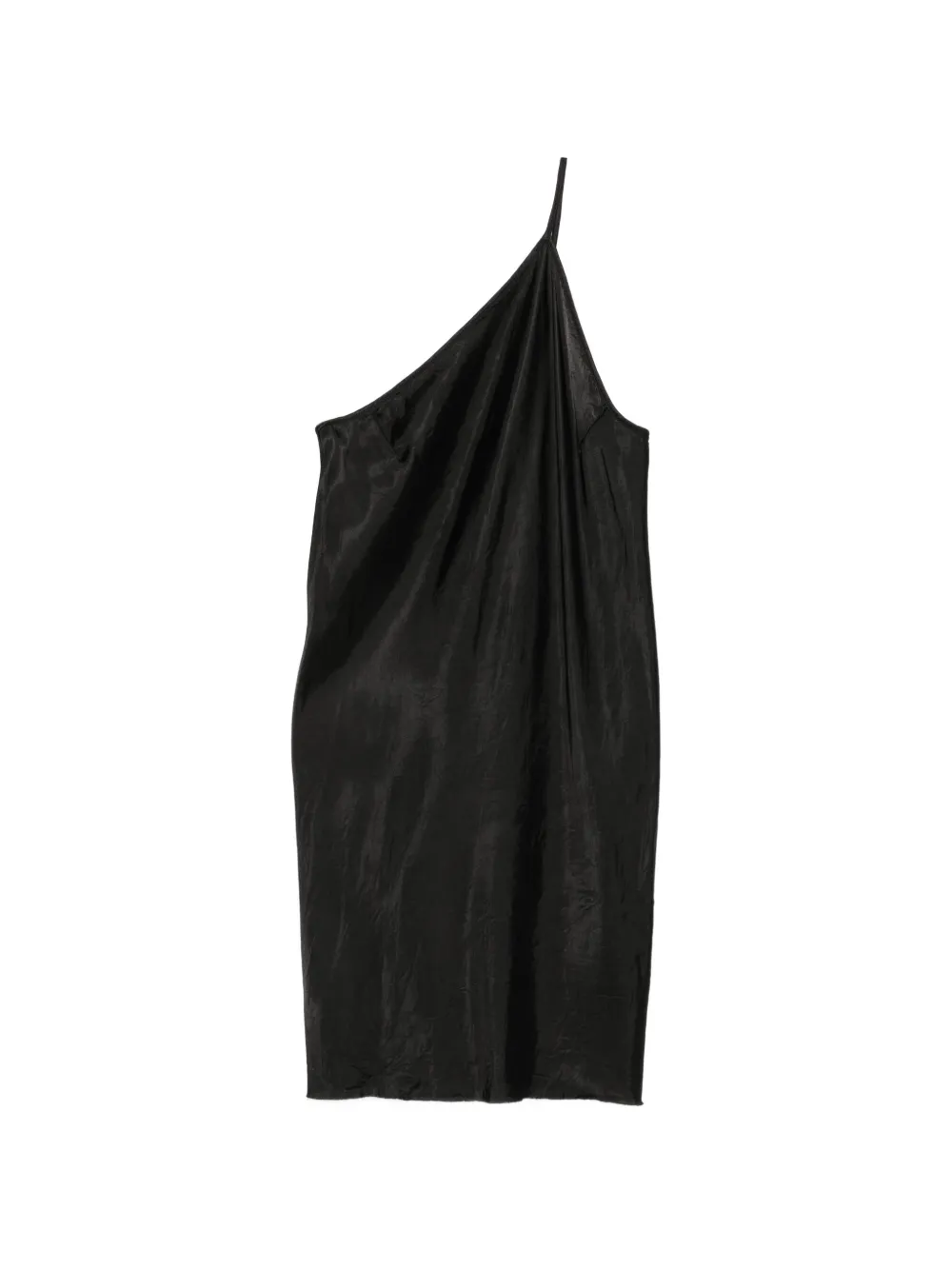 Rick Owens Abito corto monospalla - Nero