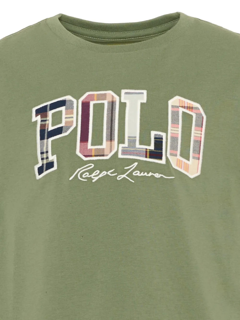 POLO RALPH LAUREN KIDS T-shirt met logopatch Groen