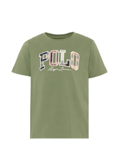 POLO RALPH LAUREN KIDS logo-patch T-shirt