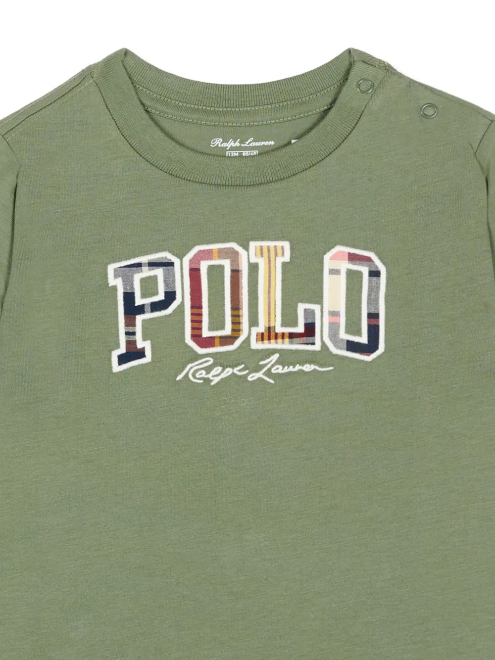 POLO RALPH LAUREN KIDS T-shirt met logopatch Groen