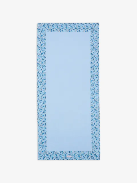 Pesciolino Rosso Kids floral-trim beach towel
