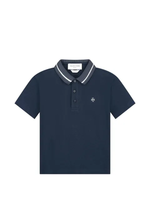 Jacob Cohën logo-embroidered tipped polo shirt