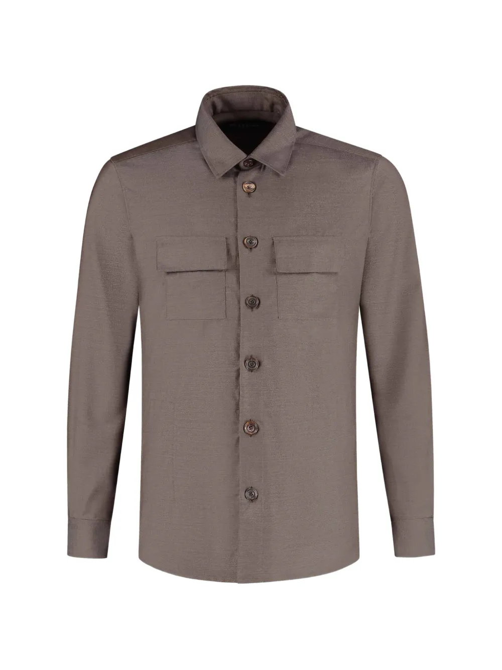 Kiton Buba shirt jacket - Marrone