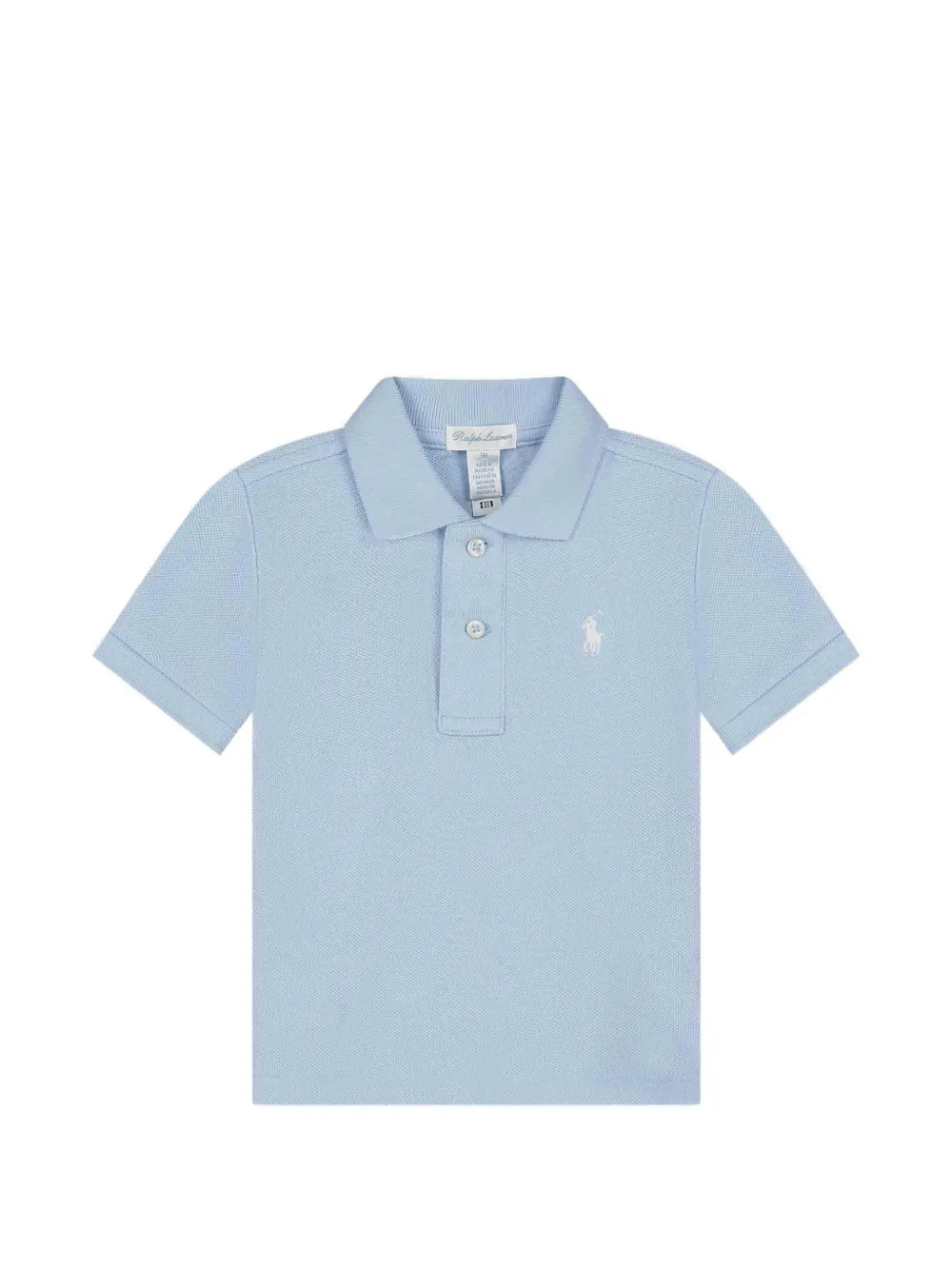 POLO RALPH LAUREN KIDS Polo con logo ricamato - Blu