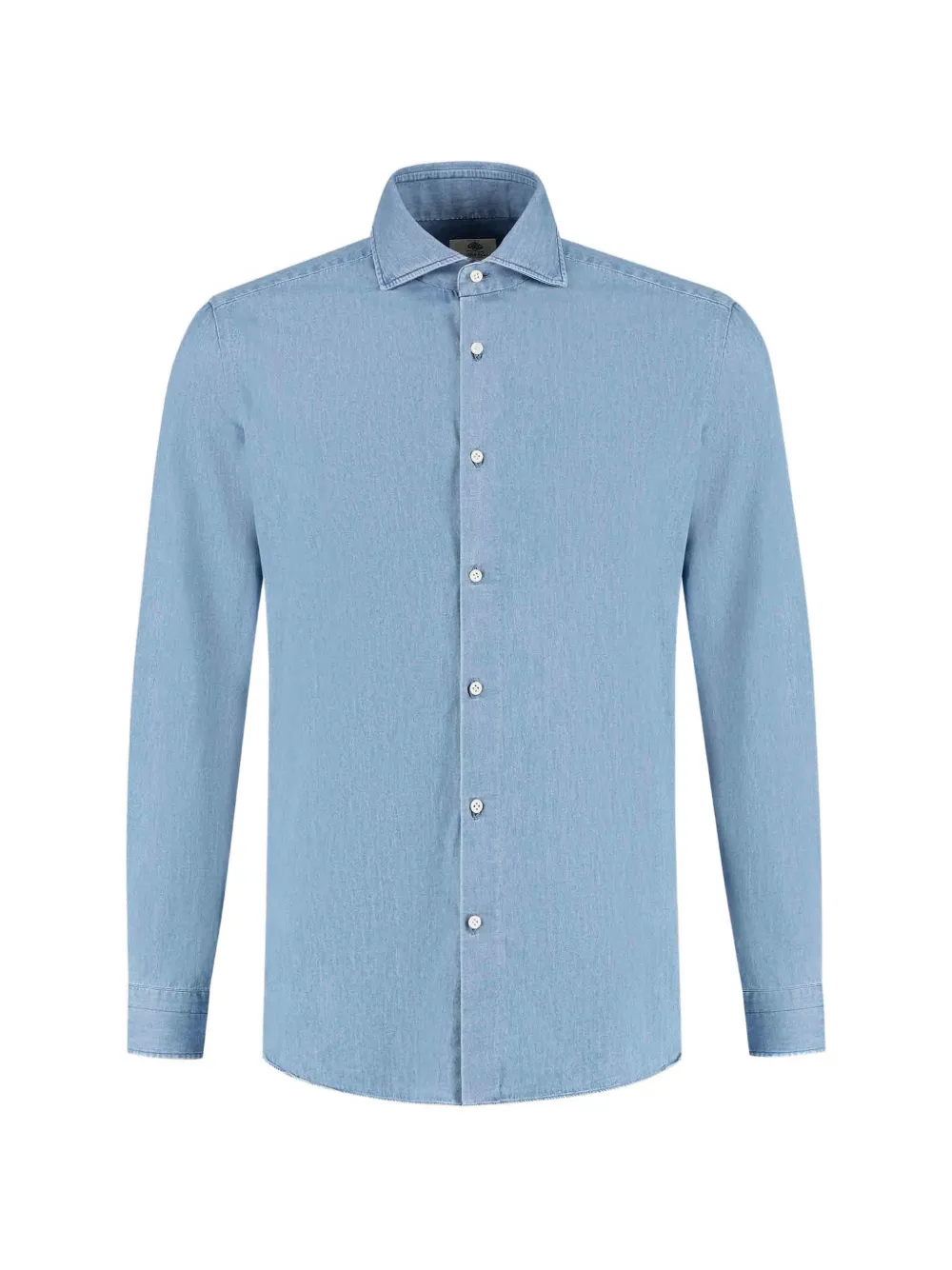 Luigi Borrelli button-down long-sleeved shirt - Blau
