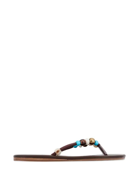 Ancient Greek Sandals Saionara bead-embellished sandals