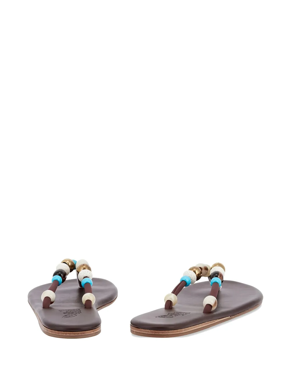Ancient Greek Sandals Saionara bead-embellished sandals Bruin