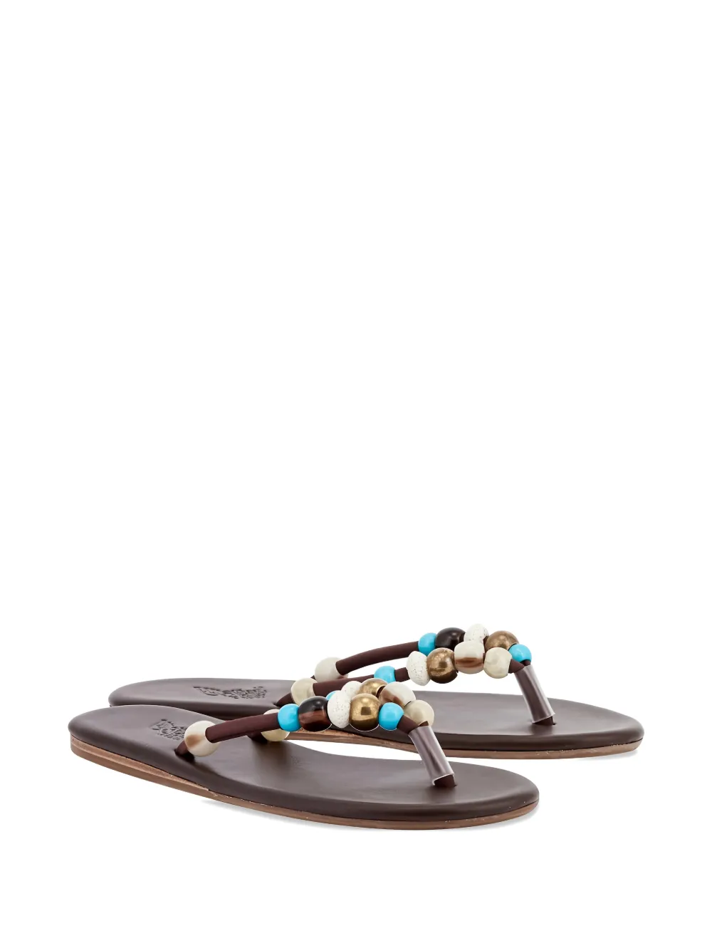 Ancient Greek Sandals Saionara bead-embellished sandals Bruin