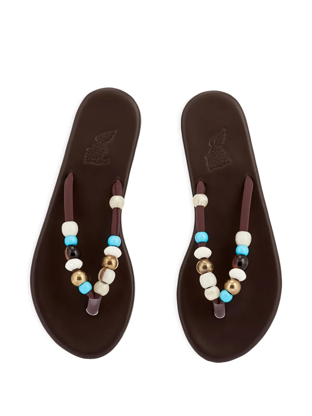 Ancient Greek Sandals Saionara bead-embellished sandals Bruin