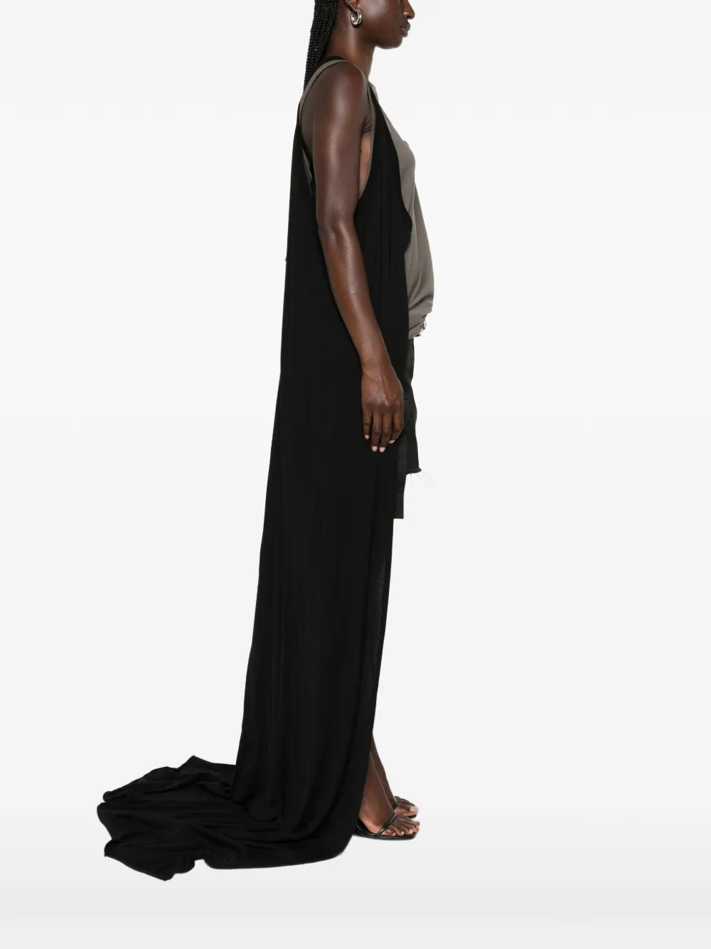 Rick Owens Sliced Pony gilet Zwart