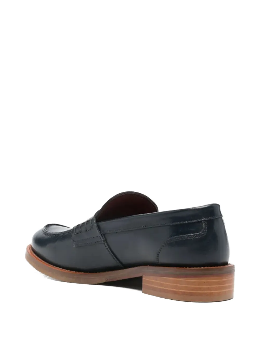 SOMMET Leren loafers Blauw
