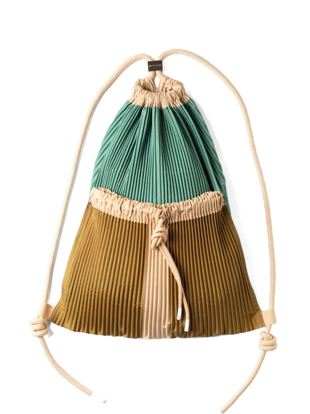 MULTITUDES BAGS Gae pleated backpack - Giallo