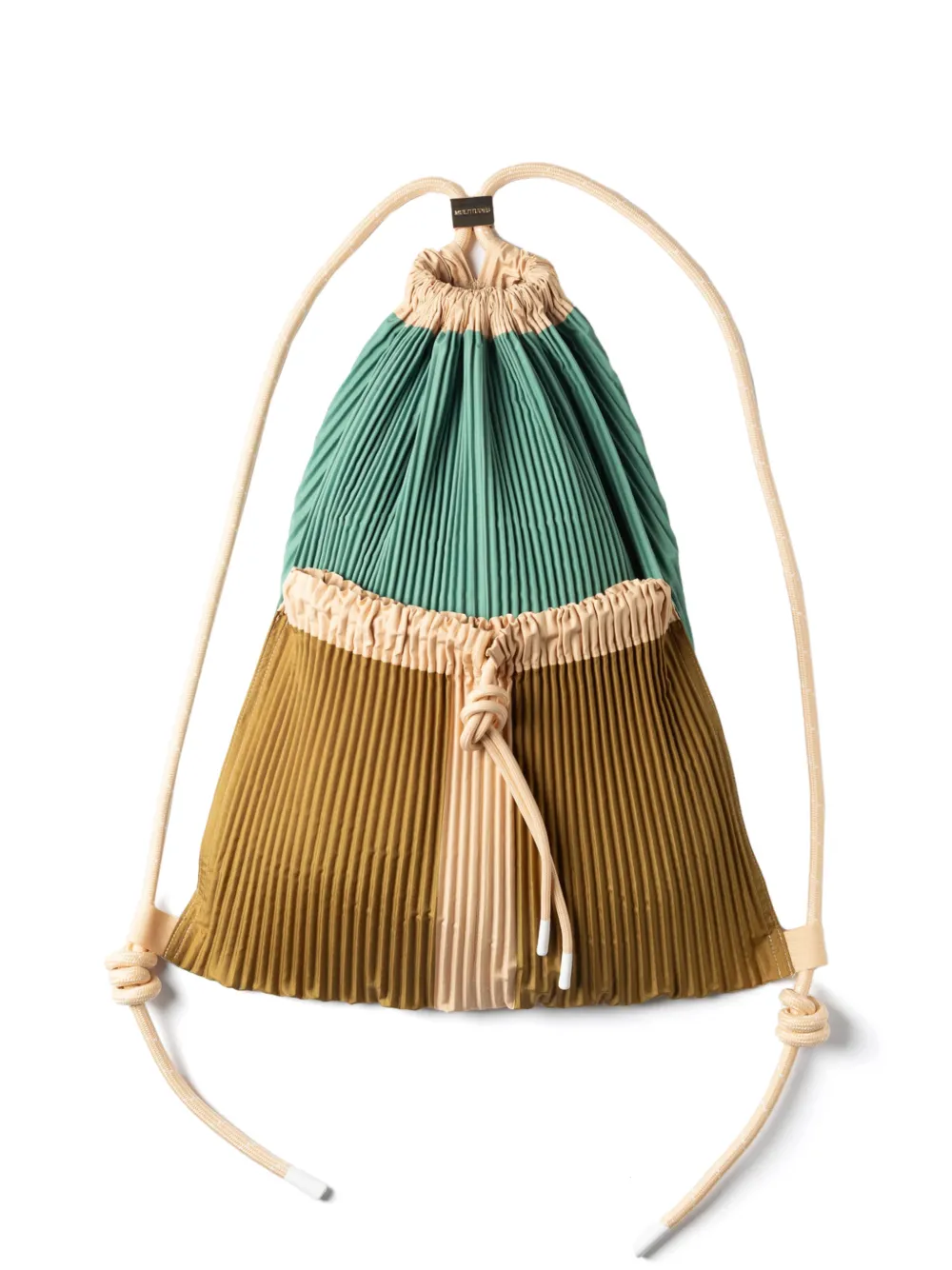 MULTITUDES BAGS Gae pleated backpack - Giallo