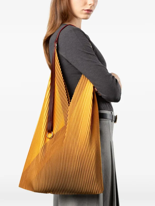 MULTITUDES BAGS Cameron Pleated Tote Bag | Yellow | FARFETCH MY
