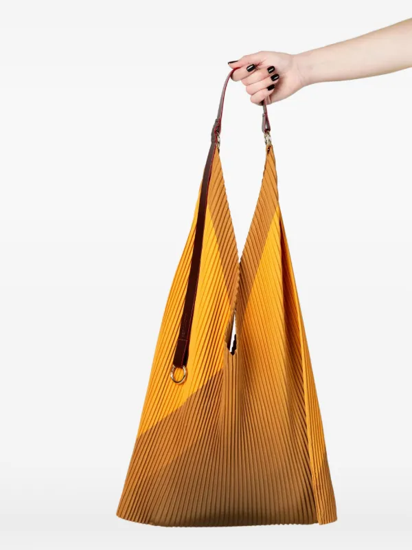MULTITUDES BAGS Cameron Pleated Tote Bag | Yellow | FARFETCH KW