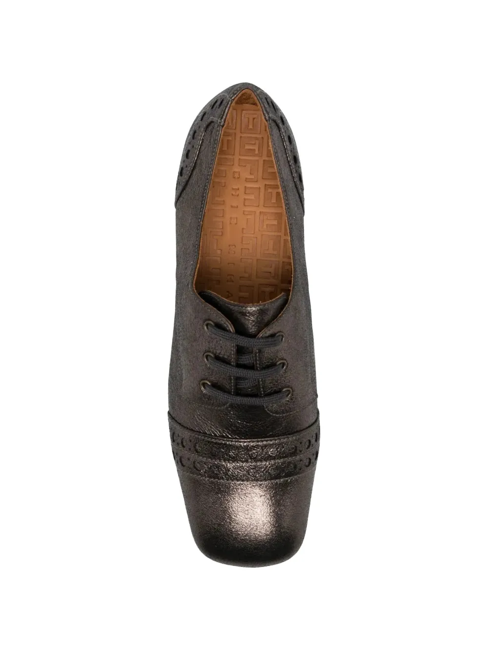 Chie Mihara Ikane perforated-detail Oxford shoes Bruin