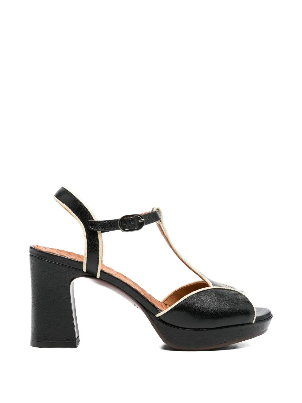 Chie Mihara Keduni T-bar platform sandals Zwart