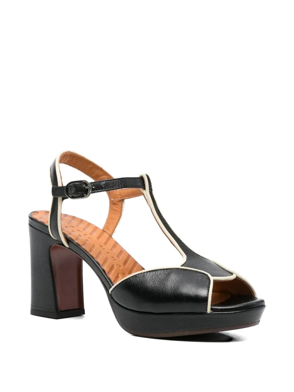 Chie Mihara Keduni T-bar platform sandals Zwart