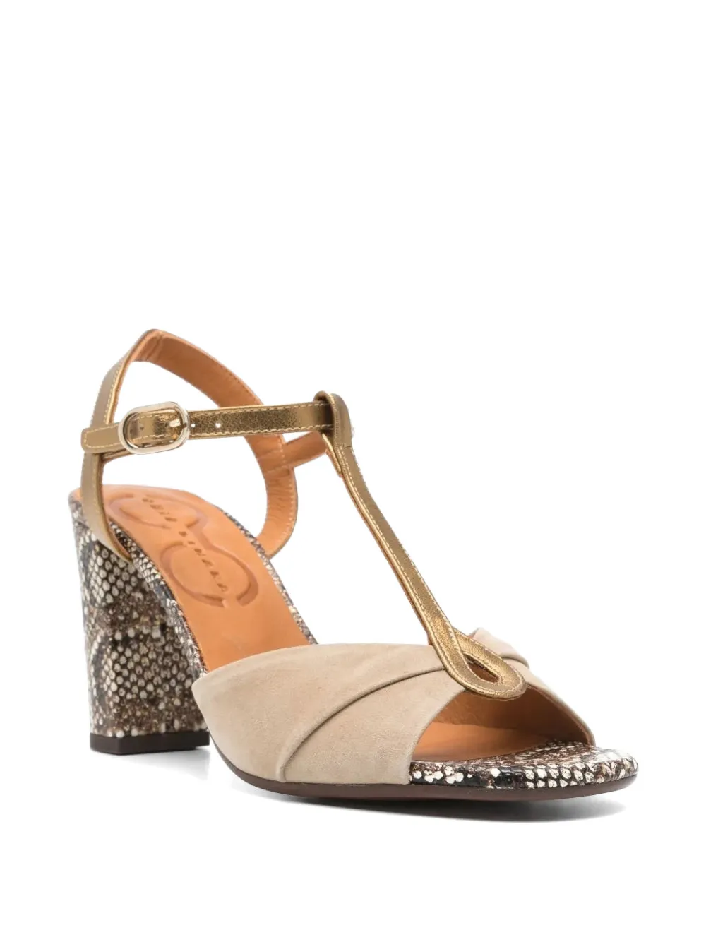 Chie Mihara Biagio heeled sandals Beige