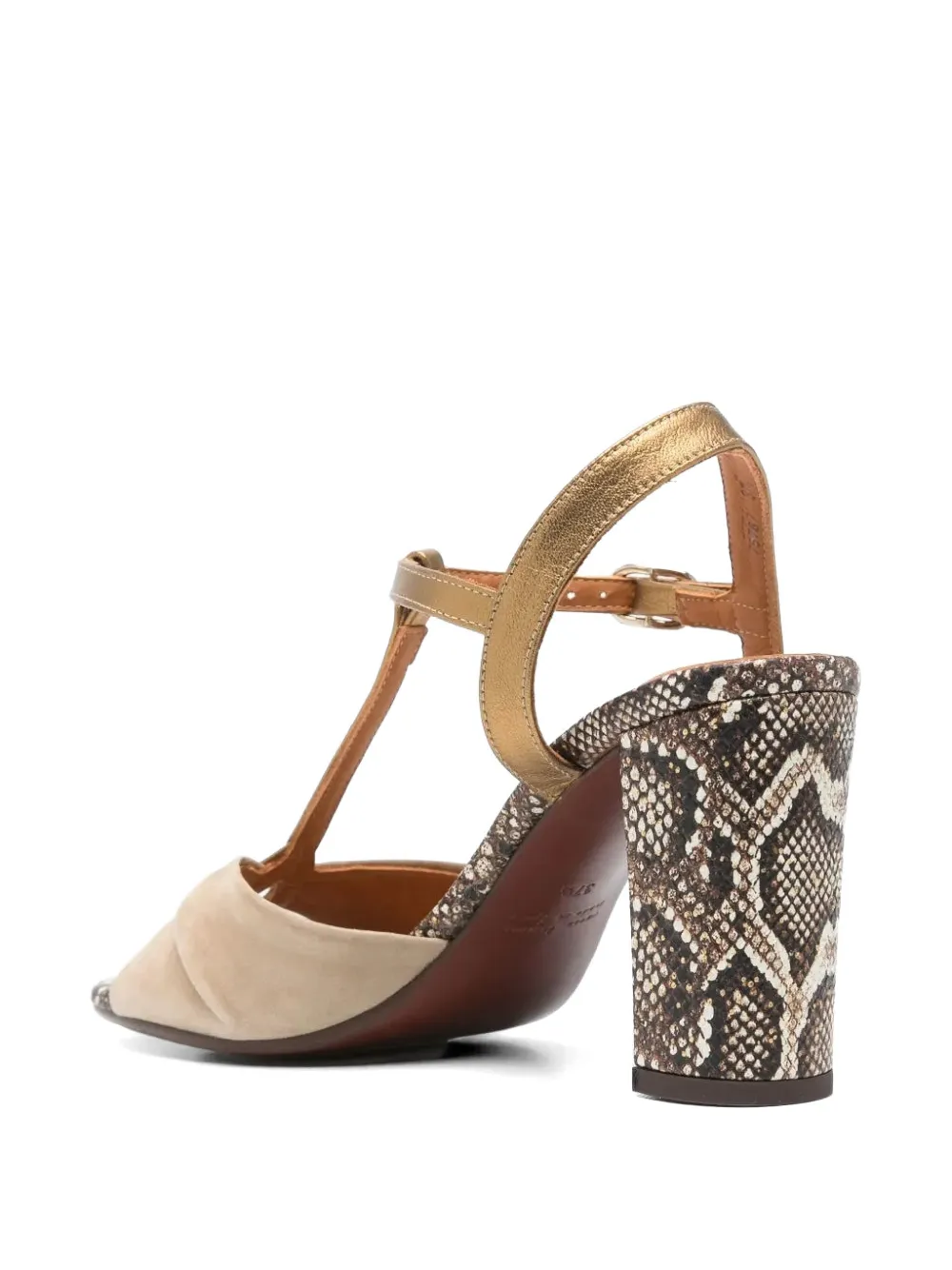 Chie Mihara Biagio heeled sandals Beige