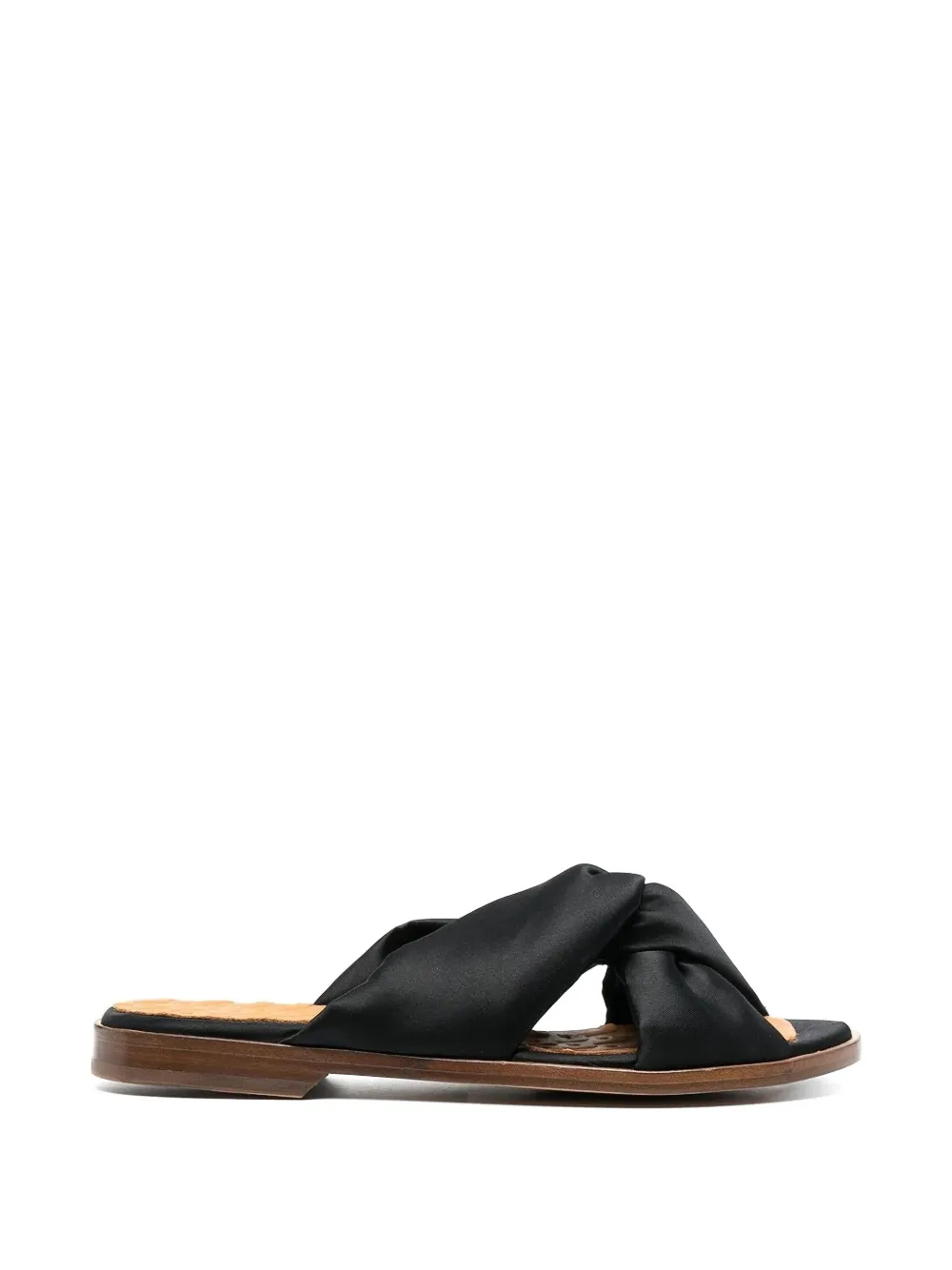 Chie Mihara Wamuza knot-detail sandals Zwart