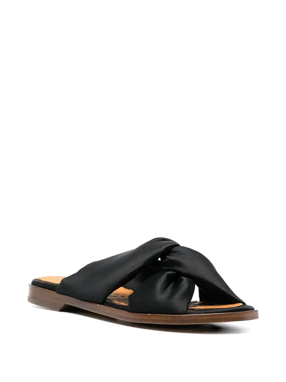 Chie Mihara Wamuza knot-detail sandals Zwart