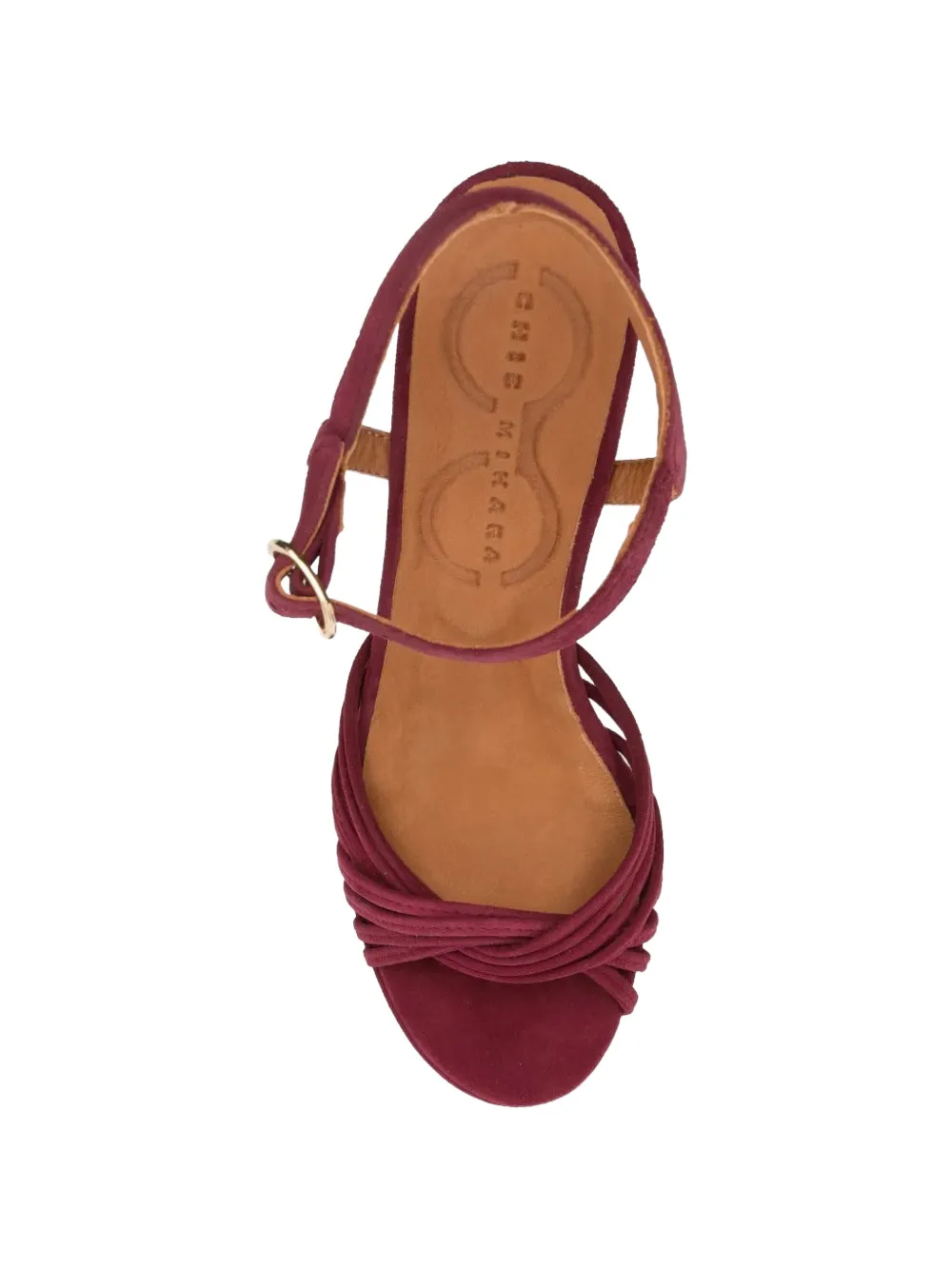Chie Mihara Keske heeled sandals Rood