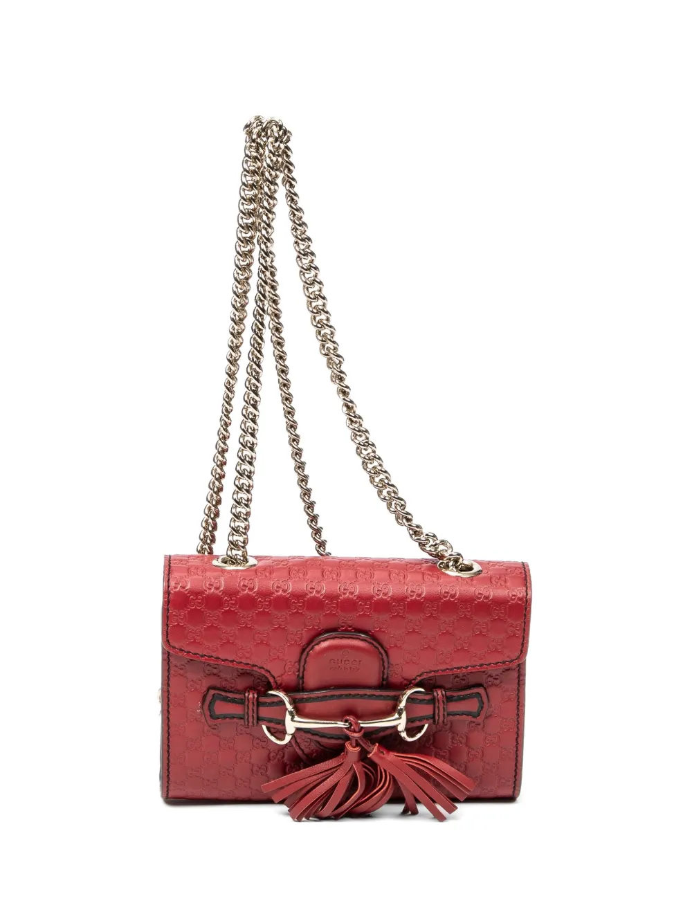 Gucci Pre-Owned small Emily tassel shoulder bag - Rot