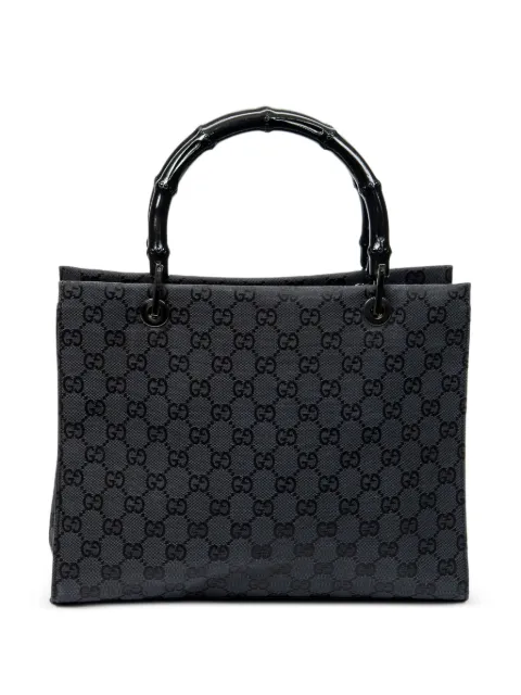 Gucci Pre-Owned Bamboo GG tote bag