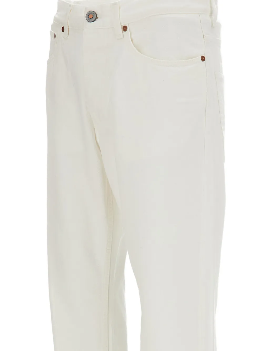 TELA GENOVA Rodolfo ruimvallende jeans Wit
