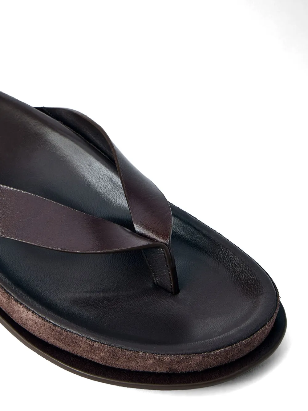 Jacquemus Tatanes leather sandals Bruin