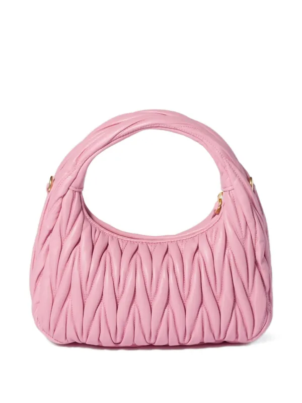 Miu Miu Wander マテラッセ ハンドバッグ | ピンク | FARFETCH JP