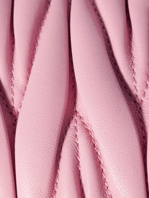 Miu Miu Wander マテラッセ ハンドバッグ | ピンク | FARFETCH JP