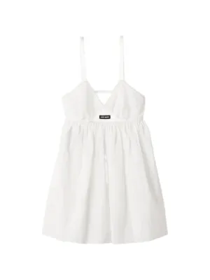 Prada Denim Mini Dress | White | FARFETCH Prada Denim Mini Dress | White | FARFETCH