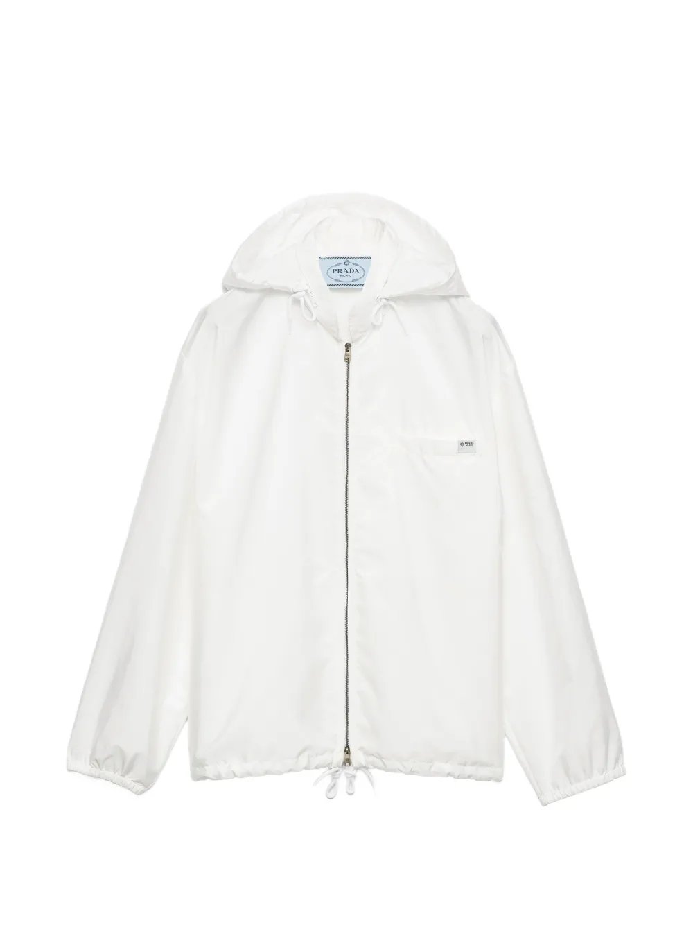 Prada Giacca leggera in Re-Nylon - Bianco