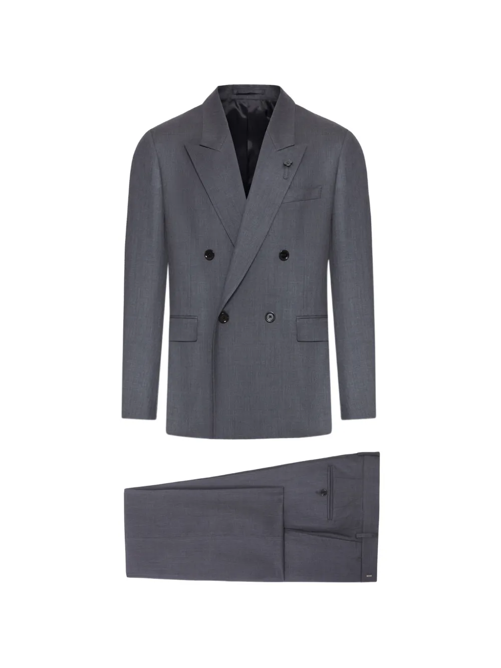 Lardini double-breasted suit - Grigio
